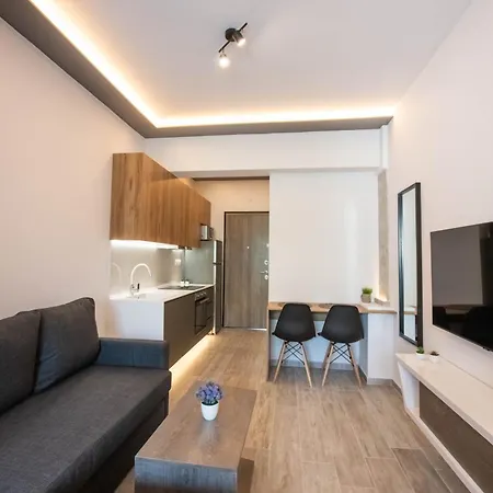 アパート Skia Luxury Living Above The Walls テッサロニキ
